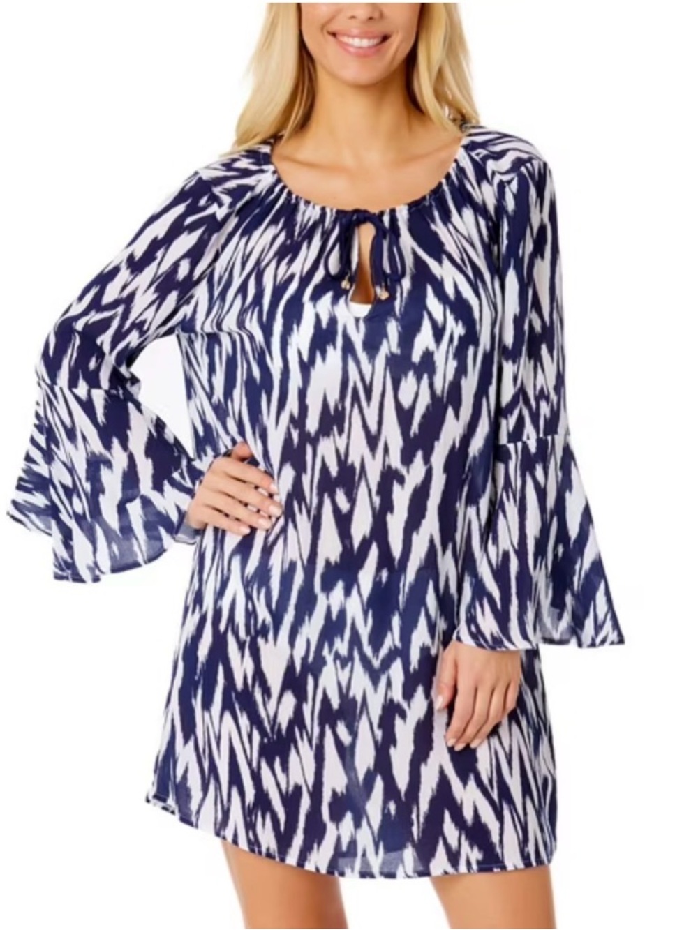 Anne Cole Navy & White Limited Edition Women’s Swim Cover up